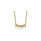 14k 7 Synthetic Birthstone Mother's Necklace