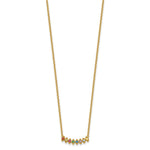 14k 8 Synthetic Birthstone Mother's Necklace view 3