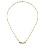 14k 8 Synthetic Birthstone Mother's Necklace view 5