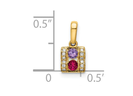 14k Yellow Gold Pendants Style XMP44 - Classique Jewelry Inc.