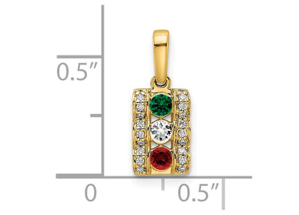 14k Yellow Gold Pendants Style XMP44 - Classique Jewelry Inc.
