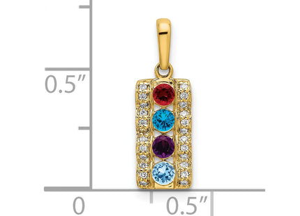 14k Yellow Gold Pendants Style XMP44 - Classique Jewelry Inc.