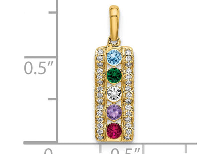 14k Yellow Gold Pendants Style XMP44 - Classique Jewelry Inc.