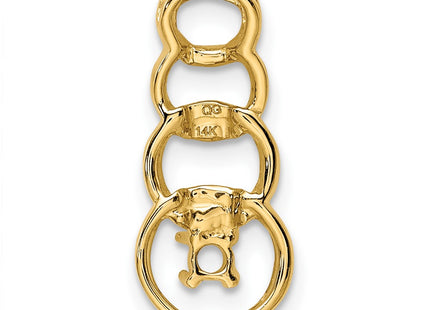 14k Yellow Gold Pendants Style XMP51 - Classique Jewelry Inc.