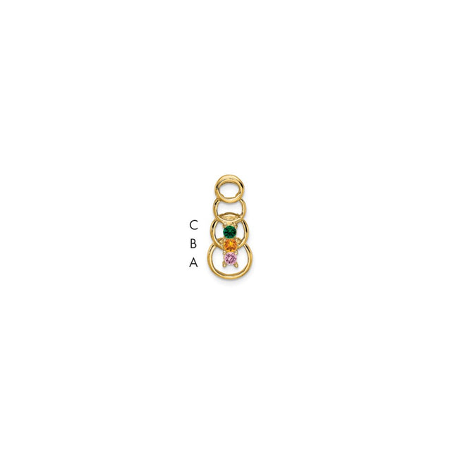 14k Yellow Gold Pendants Style XMP51 - Classique Jewelry Inc.