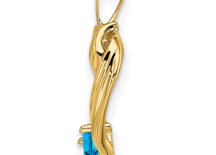 14k 1 Stone Family Pendant Mounting