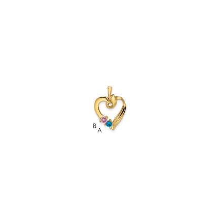 10k Yellow Gold Pendants Style 1XMP52/2SY - Classique Jewelry Inc.