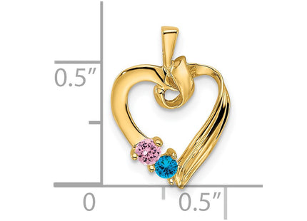 14k Yellow Gold Pendants Style XMP52 - Classique Jewelry Inc.
