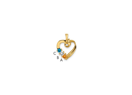 14k Yellow Gold Pendants Style XMP52 - Classique Jewelry Inc.