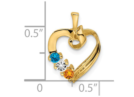 14k Yellow Gold Pendants Style XMP52 - Classique Jewelry Inc.