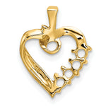 14K 4 Genuine Stone Family Pendant view