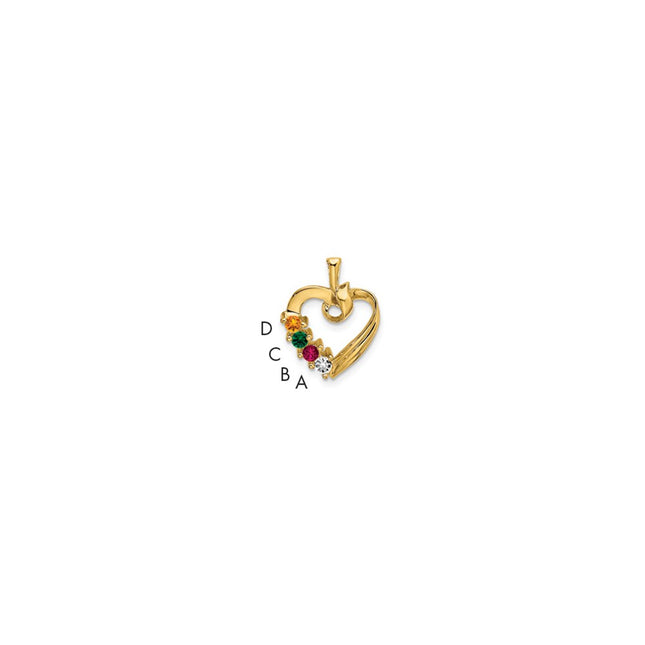 14k Yellow Gold Pendants Style XMP52 - Classique Jewelry Inc.