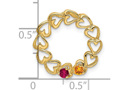 14k Yellow Gold Pendants Style XMP53 - Classique Jewelry Inc.