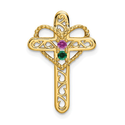 14K gold mother pendant