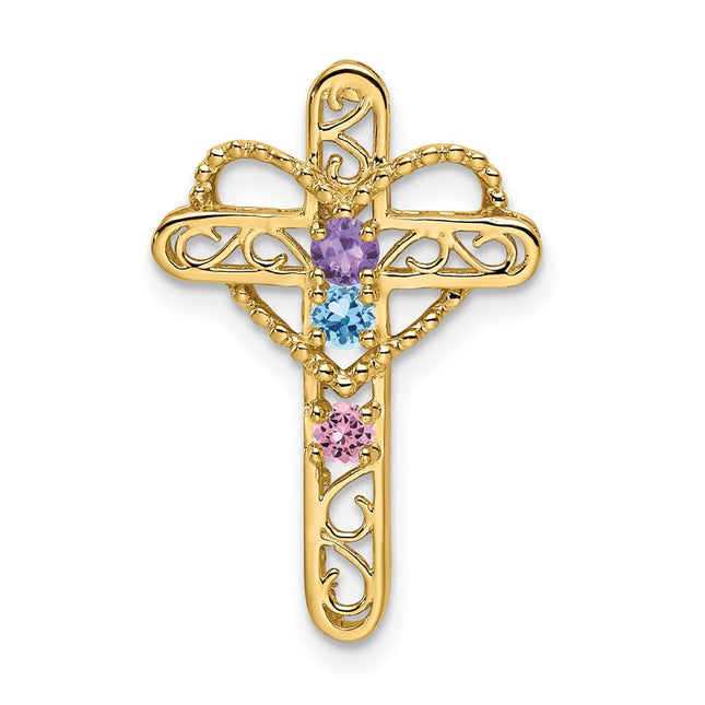 14k Yellow Gold Pendants Style XMP5 - Classique Jewelry Inc.