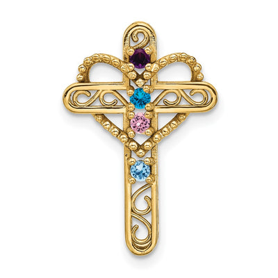 14K gold mother pendant