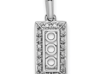 14k White Gold Pendants Style XMPW46 - Classique Jewelry Inc.