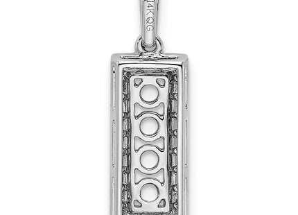 14k White Gold Pendants Style XMPW46 - Classique Jewelry Inc.