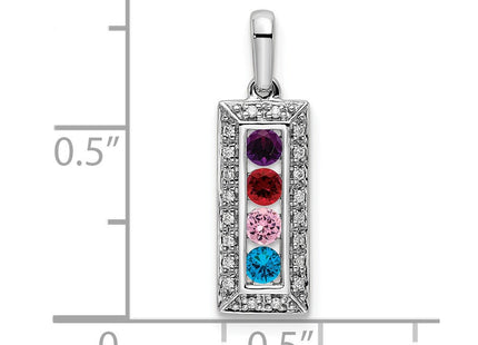 14k White Gold Pendants Style XMPW46 - Classique Jewelry Inc.