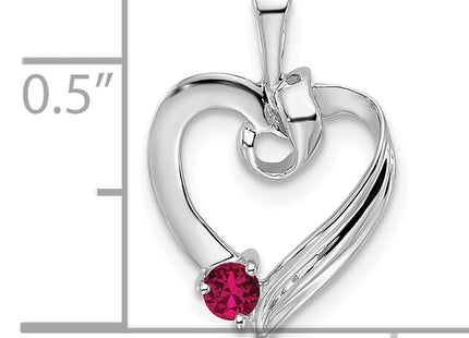 14k White Gold 1 Stone Family Pendant Mounting, 19 x 13mm