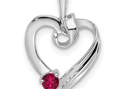 14k White Gold 1 Stone Family Pendant Mounting, 19 x 13mm