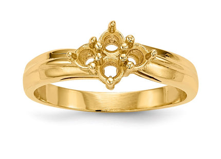 14k Yellow Gold Rings Style XMR10 - Classique Jewelry Inc.