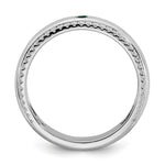 14K WG 1 Birthstone and Diamond Mother's Ring Semi-mount view