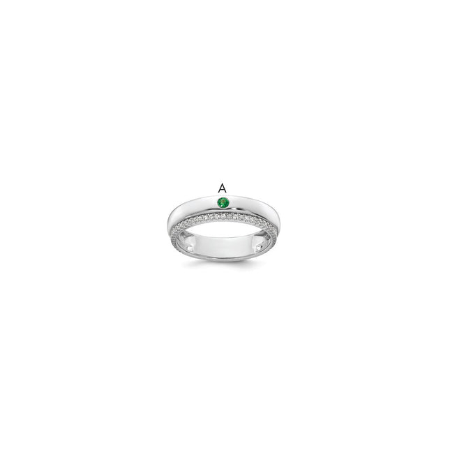 14k White Gold Rings Style XMR103 - Classique Jewelry Inc.