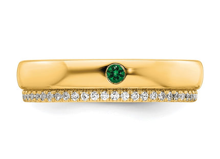 14k Yellow Gold Rings Style XMR103 - Classique Jewelry Inc.