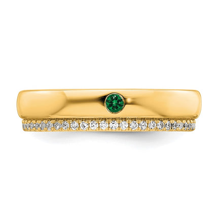 14k Yellow Gold Rings Style XMR103 - Classique Jewelry Inc.