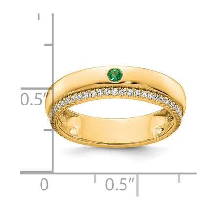 14k Yellow Gold Rings Style XMR103 - Classique Jewelry Inc.
