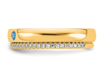14k Yellow Gold Rings Style XMR103 - Classique Jewelry Inc.