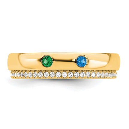 14k Yellow Gold Rings Style XMR103 - Classique Jewelry Inc.