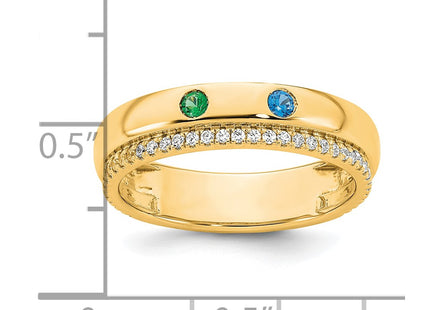 14k Yellow Gold Rings Style XMR103 - Classique Jewelry Inc.