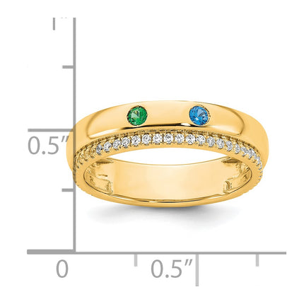 14k Yellow Gold Rings Style XMR103 - Classique Jewelry Inc.