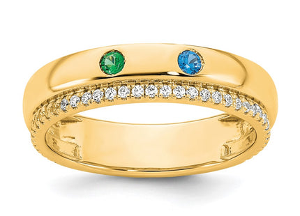 14k Yellow Gold Rings Style XMR103 - Classique Jewelry Inc.