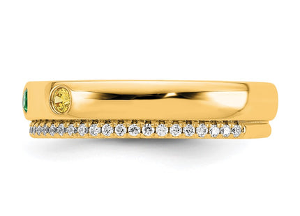14k Yellow Gold Rings Style XMR103 - Classique Jewelry Inc.
