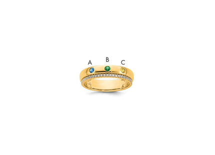 14k Yellow Gold Rings Style XMR103 - Classique Jewelry Inc.