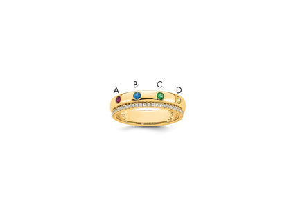 14k Yellow Gold Rings Style XMR103 - Classique Jewelry Inc.