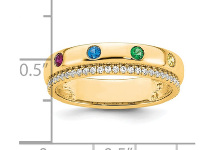 14k Yellow Gold Rings Style XMR103 - Classique Jewelry Inc.