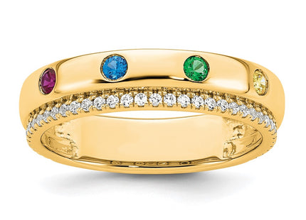14k Yellow Gold Rings Style XMR103 - Classique Jewelry Inc.