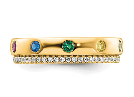 14k Yellow Gold Rings Style XMR103 - Classique Jewelry Inc.