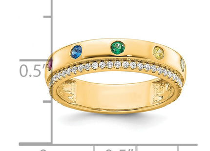 14k Yellow Gold Rings Style XMR103 - Classique Jewelry Inc.