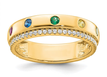 14k Yellow Gold Rings Style XMR103 - Classique Jewelry Inc.