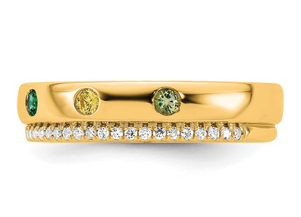 14k Yellow Gold Rings Style XMR103 - Classique Jewelry Inc.