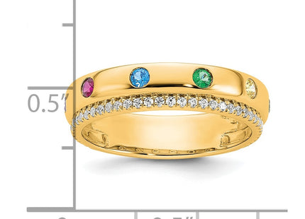 14k Yellow Gold Rings Style XMR103 - Classique Jewelry Inc.