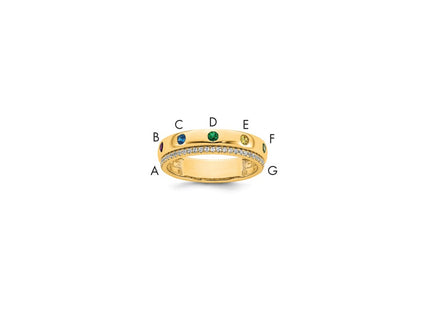 14k Yellow Gold Rings Style XMR103 - Classique Jewelry Inc.