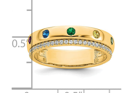 14k Yellow Gold Rings Style XMR103 - Classique Jewelry Inc.