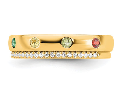14k Yellow Gold Rings Style XMR103 - Classique Jewelry Inc.