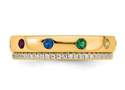 14k Yellow Gold Rings Style XMR103 - Classique Jewelry Inc.